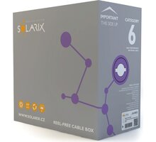 Solarix instalační kabel CAT6 UTP LSOH Dca s2 d2 a1 100m/box Poukaz 200 Kč na nákup na Mall.cz + O2 TV HBO a Sport Pack na dva měsíce