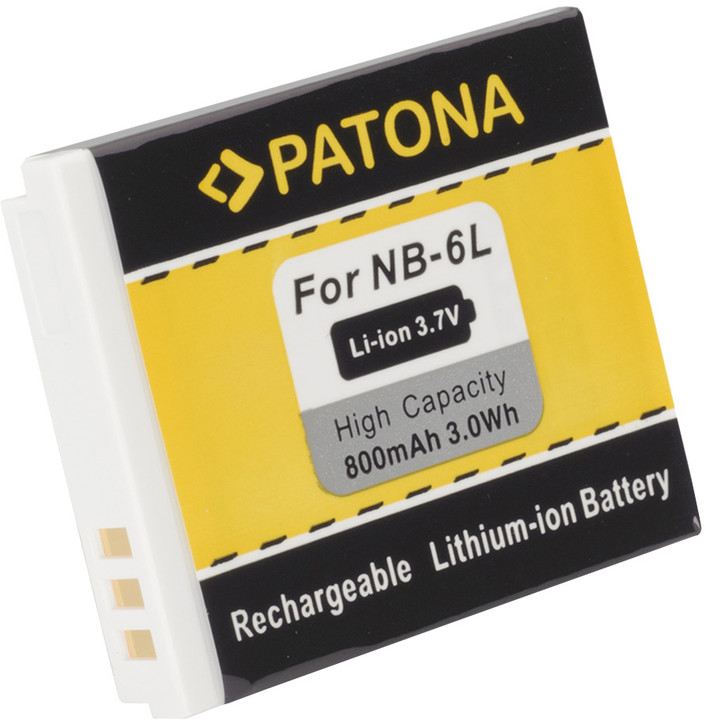 Patona baterie pro Canon, NB-6L 800mAh Li-Ion 3.6V_1447725622