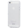 EPICO pružný plastový kryt s rámečkem pro iPhone 5/5S/SE EPICO GUARD- stříbrný_1822245470