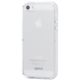 EPICO pružný plastový kryt s rámečkem pro iPhone 5/5S/SE EPICO GUARD- stříbrný