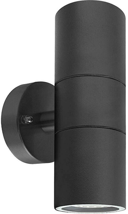 IMMAX NEO PARED double Smart bodové nástěnné svítidlo venkovní, černá, 2x GU10 RGB Zigbee 3.0_1313640356
