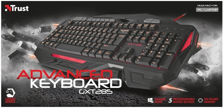 Trust GXT 285 Advanced Gaming Keyboard, UK_1887763138