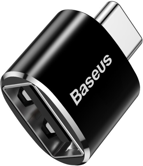 Baseus adaptér / redukce USB-A - USB-C, F/M, černá_1286136684