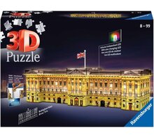3D puzzle - Buckinghamský palác (Noční edice), 216 dílků