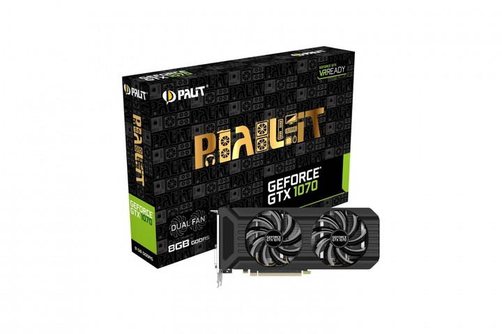 PALiT GeForce GTX 1070 Dual, 8GB GDDR5_1835007749