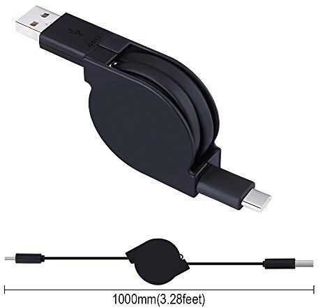 PremiumCord kabel USB 3.1 C/M - USB 2.0 A/M, charging a sync navíjecí kabel 1m_1862570623