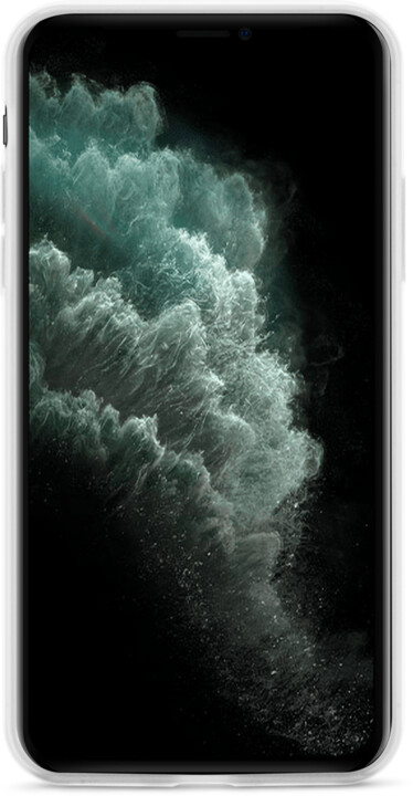 EPICO silikonový kryt 2019 pro iPhone 11 Pro Max, bílá transparentní_1319371339