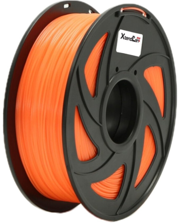 XtendLAN tisková struna (filament), PLA, 1,75mm, 1kg, pomerančově žlutý_1837826107