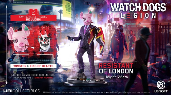 Watch Dogs Legion - Ultimate Edition (PS4) + Figurka Resistant of London_695843054