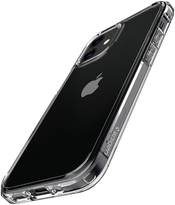 Spigen ochranný kryt Crystal Hybrid pro iPhone 12 mini, transparentní_1136982791