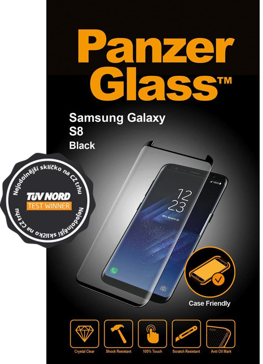 PanzerGlass Premium pro Samsung S8, černá, case friendly_2139212127