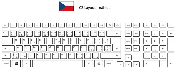 CHERRY set klávesnice a myši DW 3000, bezdrátová, CZ, černá_651604248