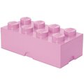 Úložný box LEGO, velký (8), světle růžová