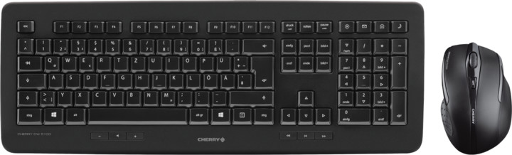 CHERRY set klávesnice a myši DW 5100, CZ, černá_75704843
