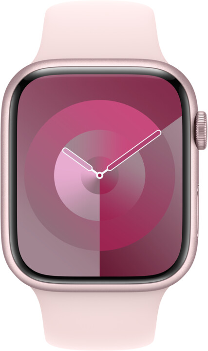 Apple Watch Series 9, Cellular, 45mm, Pink, Light Pink Sport Band - M/L_57259472