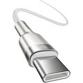 BASEUS kabel Cafule Series, USB-C, M/M, nabíjecí, datový, 100W, 2m, bílá_1362202356