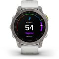 GARMIN epix Sapphire , Titan/ White Silicone Band_68910626