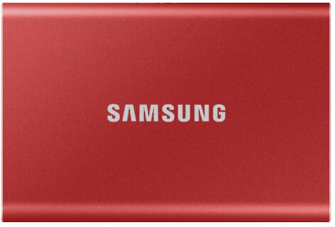 Samsung T7 - 1TB, červená