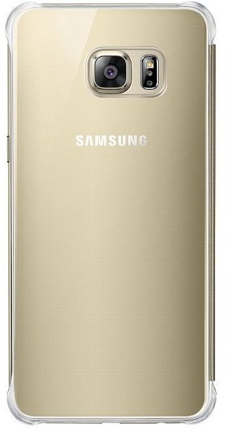 Samsung flipové pouzdro Clear View pro Samsung Galaxy S6 edge+ (SM-G928F), zlatá_955054888
