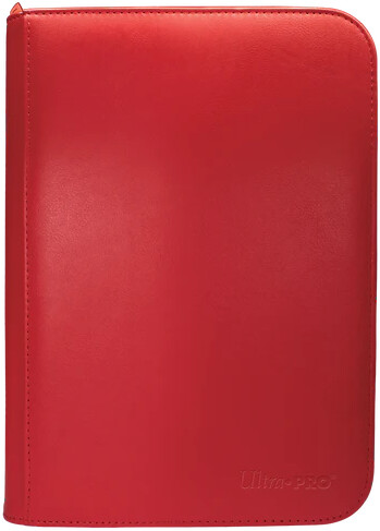 Album Ultra Pro - Vivid 4-Pocket Zippered PRO-Binder, na 160 karet, červená_1864137340