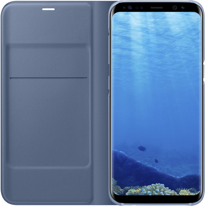 Samsung S8 Flipové pouzdro LED View, modrá_1724951543