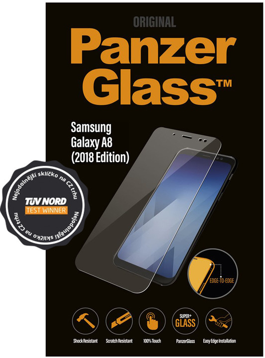 PanzerGlass Standard pro Samsung Galaxy A8 (2018), čiré_1016480060
