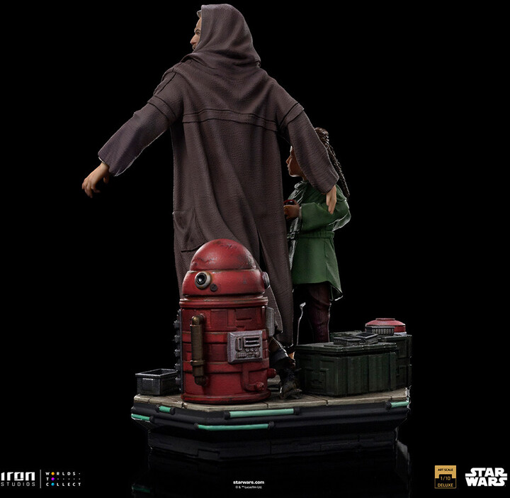 Figurka Iron Studios Star Wars - Obi-Wan and Young Leia Deluxe Art Scale 1/10_1375078501