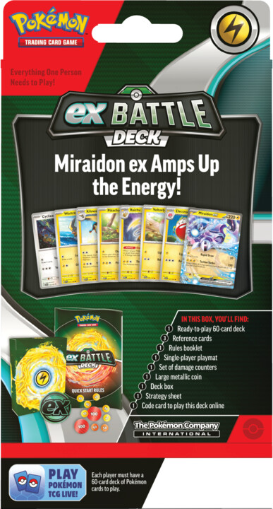 Karetní hra Pokémon TCG: ex Battle Deck - Miraidon_676072718