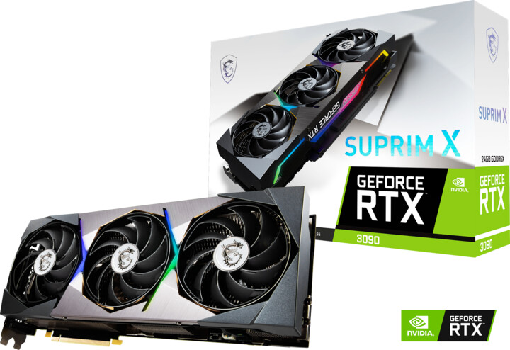 MSI GeForce RTX 3090 SUPRIM X 24G, 24GB GDDR6X_845291299