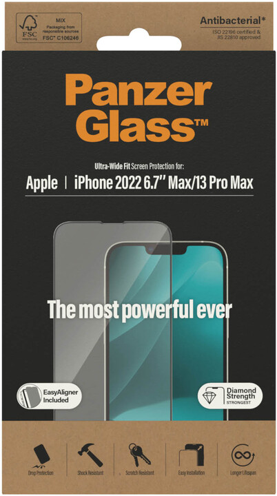 PanzerGlass ochranné sklo pro Apple iPhone 14 Plus/13 Pro Max s instalačním rámečkem_294843176