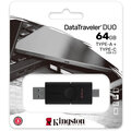 Kingston DataTraveler Duo - 64GB, černá