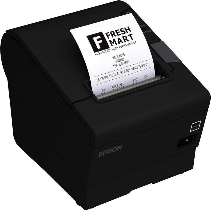Epson TM-T88V, pokladní tiskárna, USB + serial, zdroj, kabel, černá_1054473544