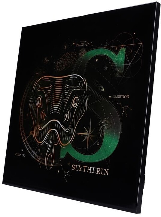 Obraz Harry Potter - Slytherin Celestial Crystal Clear Art Pictures (32x32)_968935702