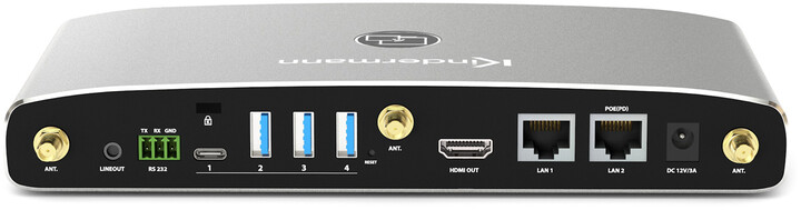 Kindermann Klick &amp; Show K-FX USB-C Kit, 2x USB-C transmittery_2022159708