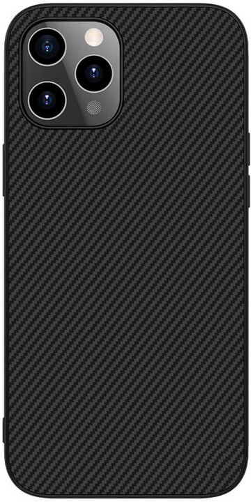 Nillkin zadní kryt Synthetic Fiber pro iPhone 12/ 12 Pro (6.1"), černá