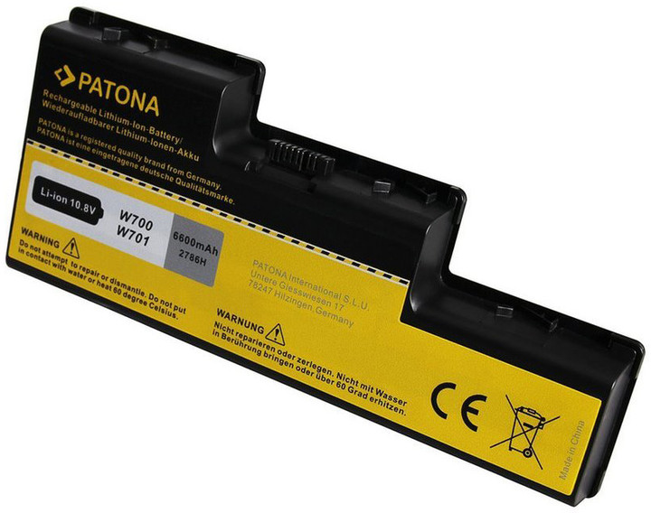 Patona baterie pro ntb LENOVO ThinkPad W700/W701 6600mAh Li-Ion 10,8V_1112261183