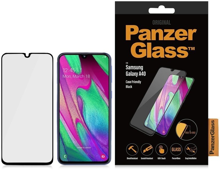 PanzerGlass Edge-to-Edge pro Samsung Galaxy A40, černá_205591661