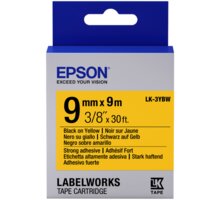 Epson LabelWorks LK-3YBW, páska pro tiskárny etiket, 9mm, 9m, černo-žlutá_1492247655