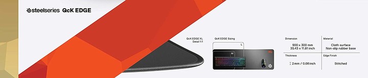 SteelSeries QcK Edge, XL