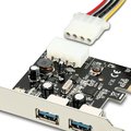 AXAGON PCEU-23R PCI-Express adapter 2x USB3.0 Renesas + LP_2104380018