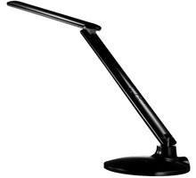 IMMAX stolní lampička s displejem/ USB výstup 5V/500mA/ černá_1611774916