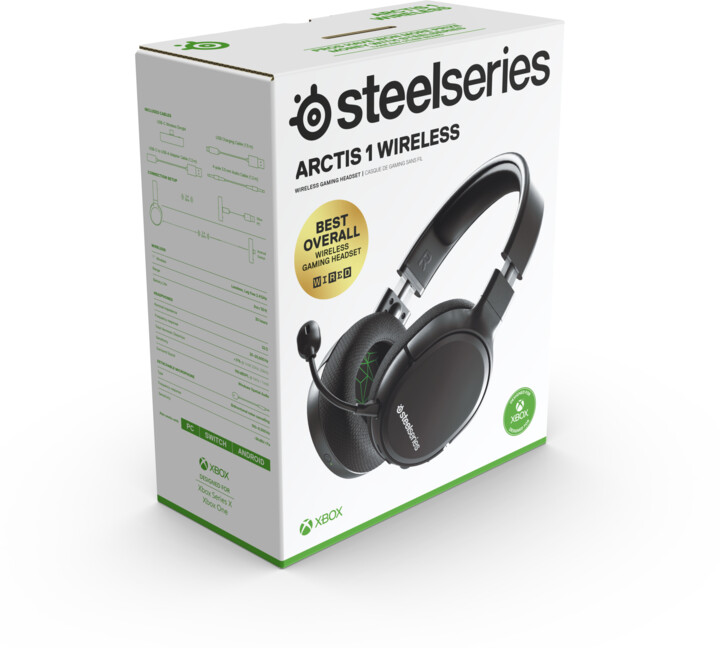 SteelSeries Arctis 1 Wireless for Xbox, černá_865963125