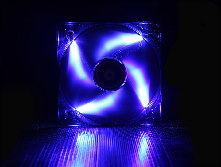 BITFENIX Spectre Blue LED, 120mm, černá_1126458443