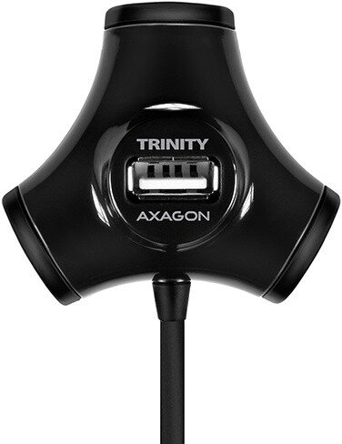 AXAGON externí 4x USB2.0 TRINITY hub, černá_430735699