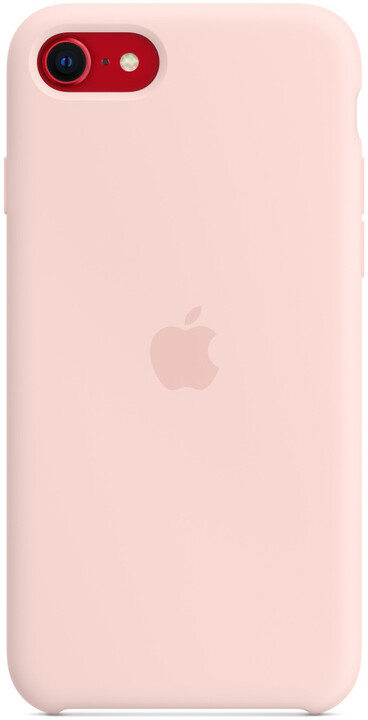 Apple silikonový kryt na iPhone SE (2022), křídově růžová_102968773