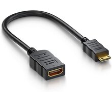 PremiumCord Flexi adaptér HDMI Typ A samice - mini HDMI Typ C samec pro ohebné zapojení_1898047685