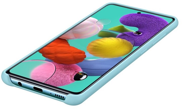 Samsung silikonový zadní kryt pro Samsung Galaxy A51, modrá_1575012487