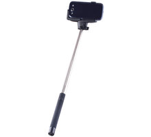 Forever MP-100 selfie tyč s ovládacím bluetooth tlačítkem, černá_482470503