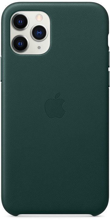Apple kožený kryt na iPhone 11 Pro, piniově zelená_2037174370