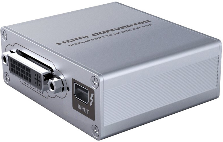 PremiumCord adaptér Mini DisplayPort - HDMI + DVI + VGA_2128114877